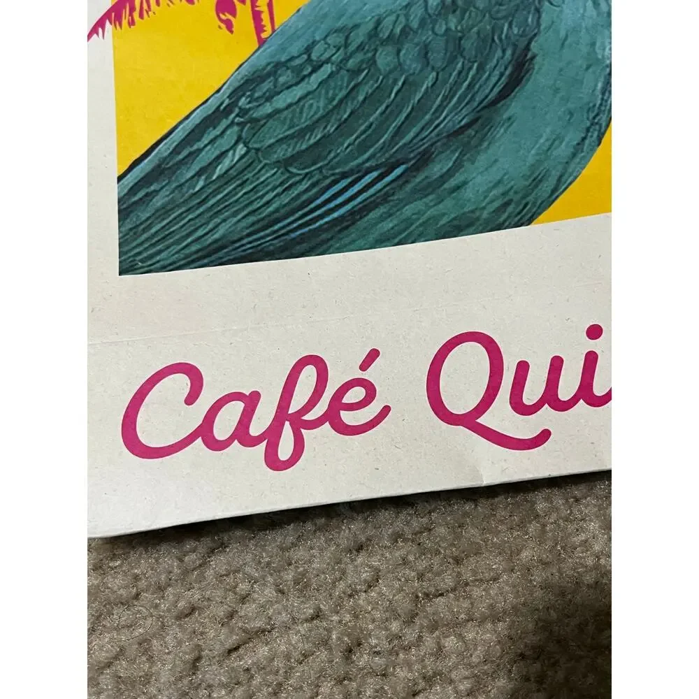Cafe Quindio Colombian Coffee gift paper bag recycled materials Honeycreeper